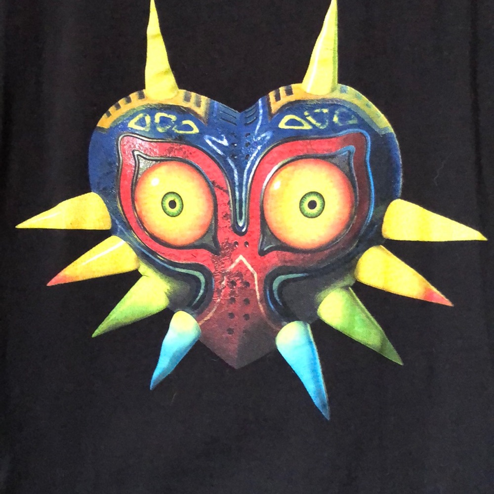 Majora mask razor back tank top size small